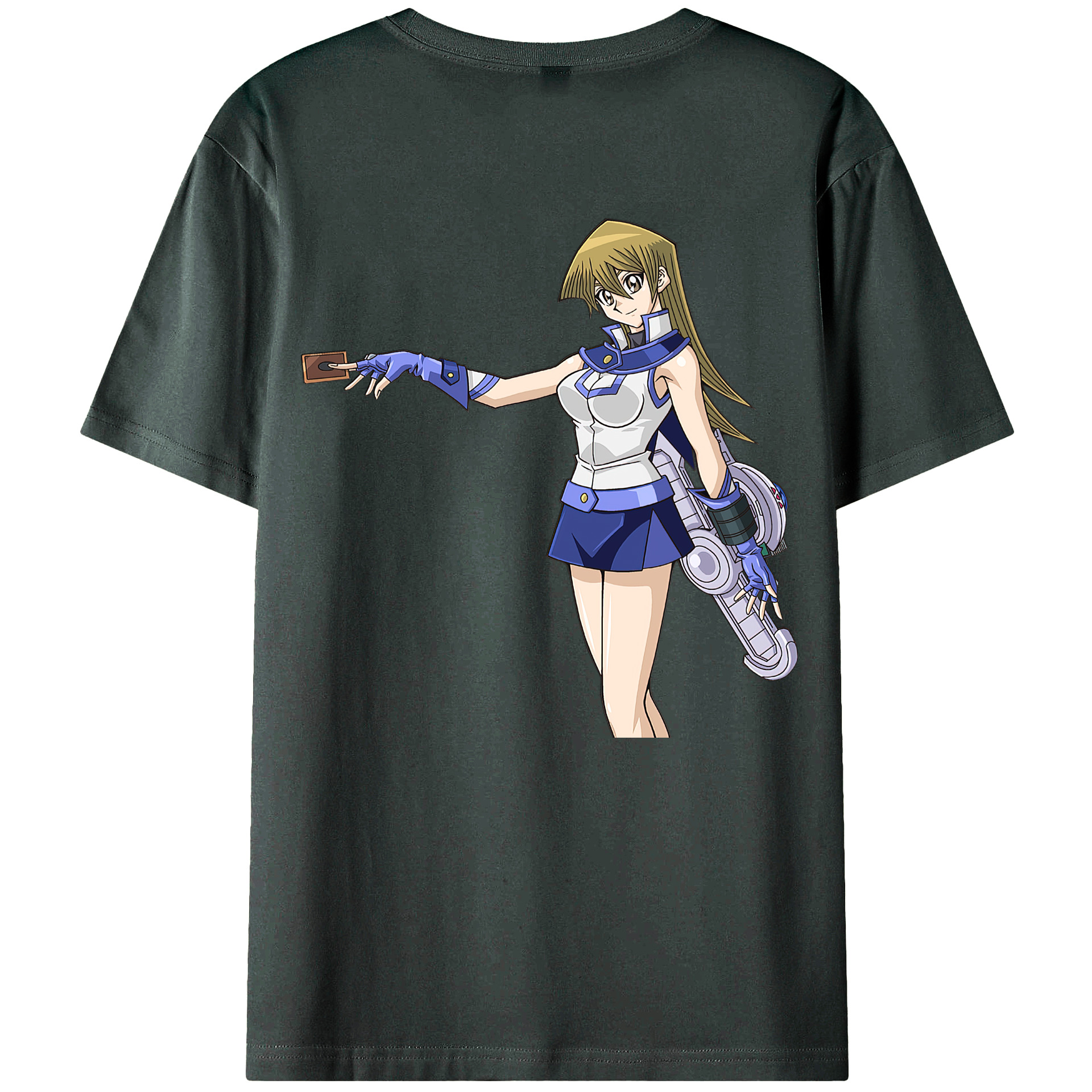 （画像用） 遊☆戯☆王 Yu-Gi-Oh! 綿100％ メンズ半袖Tシャツ（バックプリント） 通気性